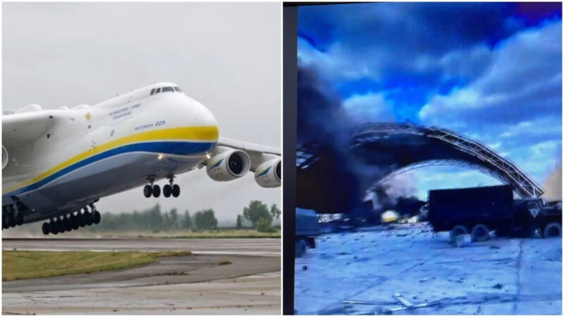 Videos from the largest aircraft in Ukraine were destroyed to be viral; Deny maker.