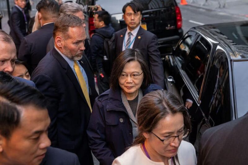 China threatens reprisal as Taiwan's President Tsai Ing-wen arrives in New York, US fires back